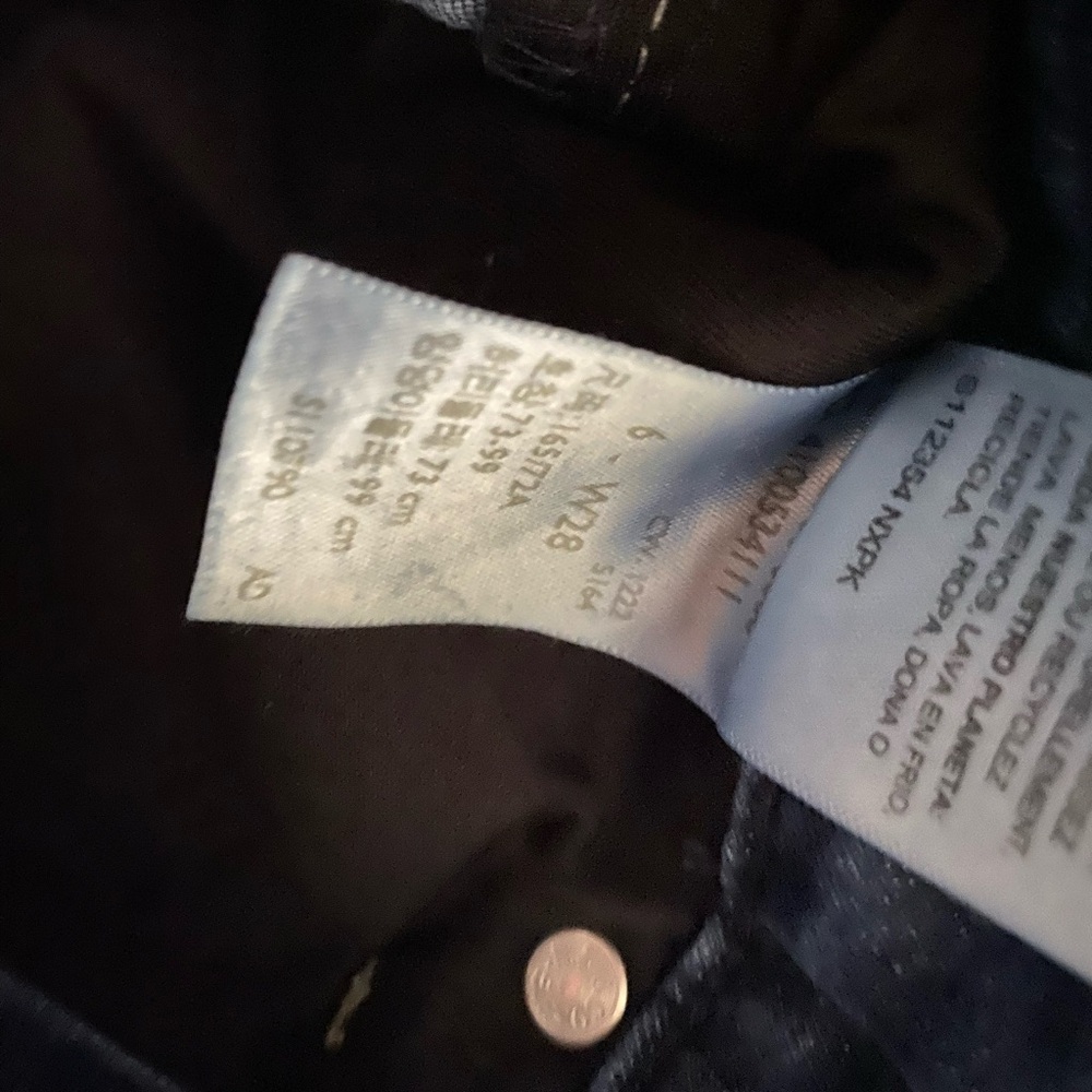 Levi's Blue Straight Jeans Classic Indigo - Picture 8 of 11